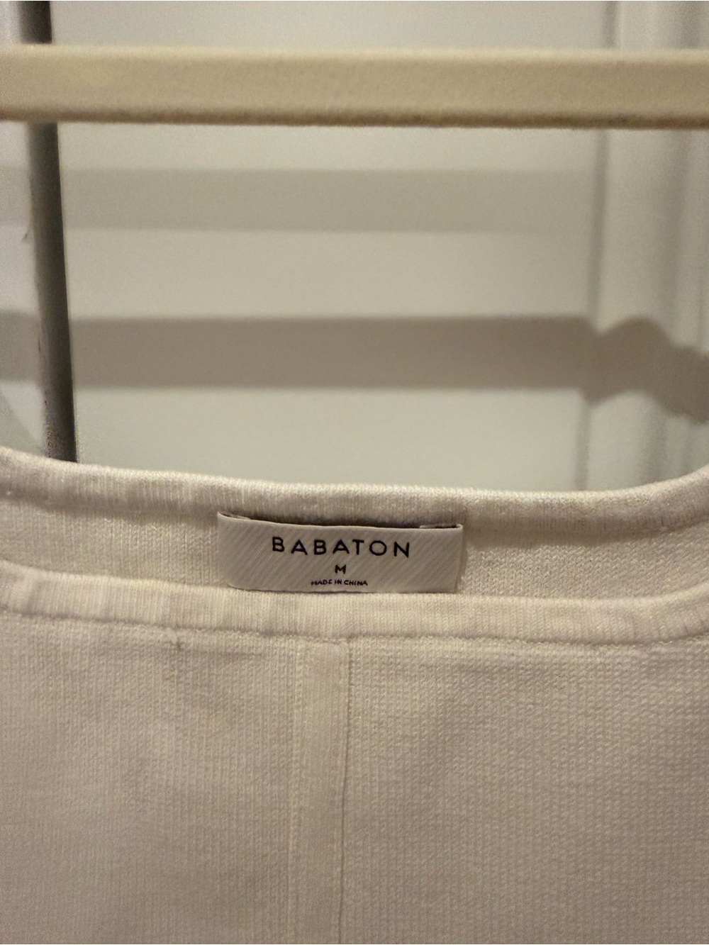 Babaton Cream Ribbed Square-Neck Tank - Picture 2 of 3